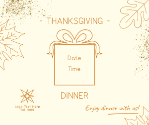 Thanksgiving Dinner Party Facebook post