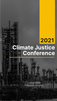 Climate Justice Conference Instagram Reel Image Preview