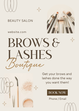 Minimalist Beauty Salon Poster Image Preview