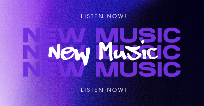 New Music Facebook ad Image Preview