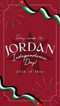 Jordan Independence Ribbon YouTube Short Design