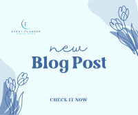 New Blog Post Alert Facebook Post Design
