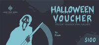 Spooky Party Gift Certificate Design