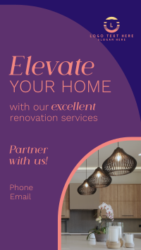 Renovation Elevate Your Space TikTok video Image Preview