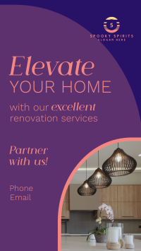 Renovation Elevate Your Space TikTok Video Image Preview