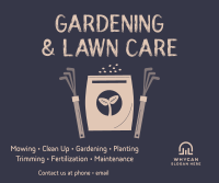 Seeding Lawn Care Facebook Post Design