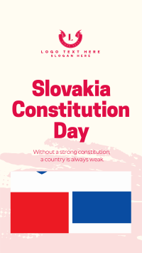 Slovakia Constitution Day Greeting YouTube short Image Preview