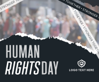 Advocates for Human Rights Day Facebook Post Design