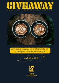 Cafe Coffee Giveaway Promo Flyer Image Preview