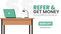 Refer And Get Money Facebook event cover Image Preview