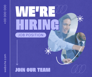 Playful Corporate Hiring Facebook post Image Preview