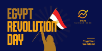 Egypt Revolution Day Twitter Post Image Preview