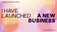 New Business Launch Gradient Facebook event cover Image Preview