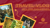 Travel in Paradise YouTube Banner Design