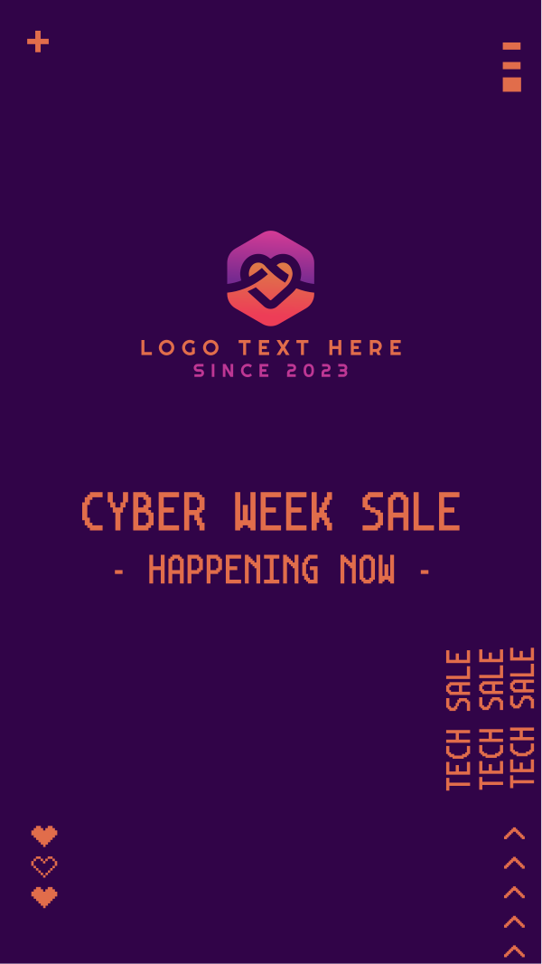 Cyber Week Sale Instagram Story Design Image Preview