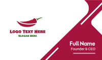 Chili Pepper Cut Business Card Image Preview