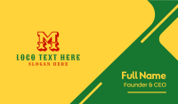 Mexican Letter M Business Card Preview