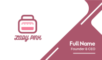 Pink Bag Stall Business Card Image Preview