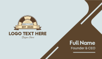Rustic Beach Sunset Business Card Image Preview