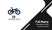 Blue Road Bike Business Card Image Preview