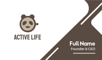 Panda Coffee Business Card Image Preview