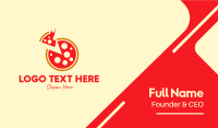 Hot Pepperoni Pizza  Business Card Image Preview