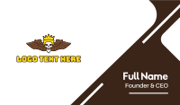 Skull King Wing Business Card Image Preview