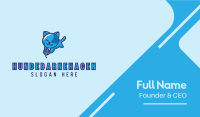 Playful Blue Kitten Cat Business Card Image Preview