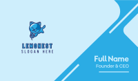 Playful Blue Kitten Cat Business Card Image Preview