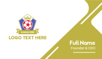 Sport Soccer Emblem  Business Card Image Preview