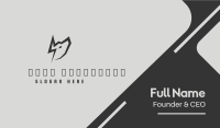 Black Wolf Canine  Business Card Image Preview
