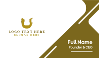 Golden Horns Business Card Preview