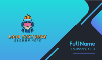 Cyborg Gaming Mascot Business Card Image Preview