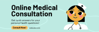 Online Medical Consultation Twitter Header Image Preview