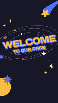 Galaxy Generic Welcome Facebook Story Design