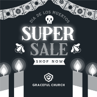 Candle Vigil  De Los Muertos Sale Instagram post Image Preview