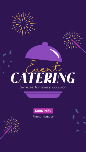 Party Catering Instagram story Image Preview