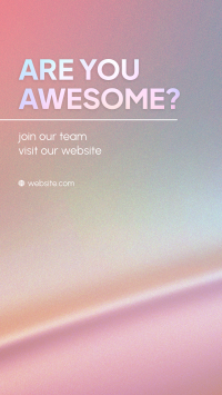 Are You Awesome? Instagram story Image Preview