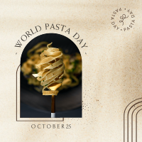 Stick a Fork Pasta Instagram Post Design