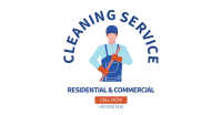 Janitorial Service Facebook ad Image Preview