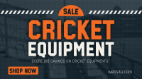 Cricket Equipment Sale Animation Preview