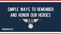 Honoring Our Heroes Video Image Preview