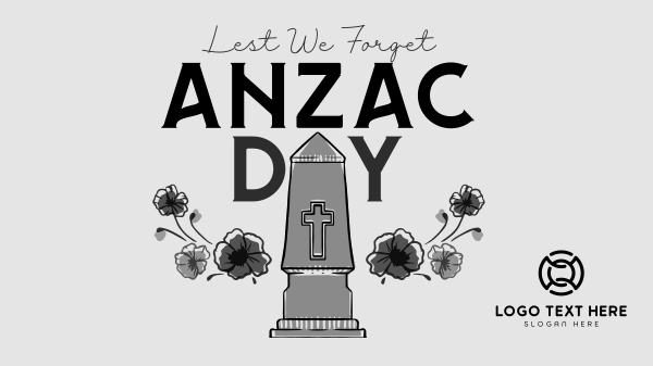 Remembering Anzac Day YouTube Video Design Image Preview