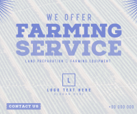 Trustworthy Farming Service Facebook Post Design