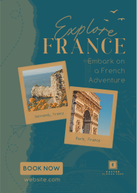 French Adventure Flyer Image Preview