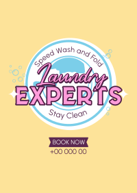 Laundry Experts Poster Design