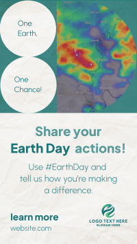 Earth Day Action Instagram story Image Preview