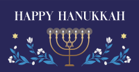 Hanukkah Candles Facebook Ad Design