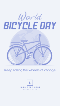 Wheels of Change Facebook Story Design