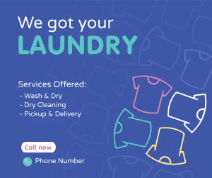 We Got Your Laundry Facebook post Image Preview